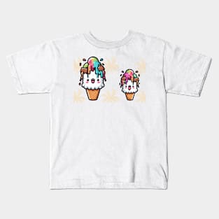 FLUFFY ICE CREAMS Kids T-Shirt